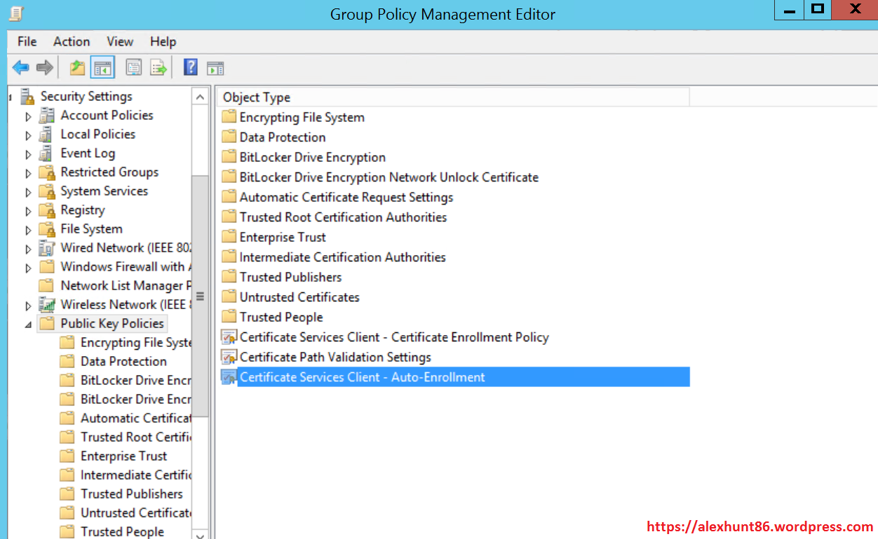 Set Up Automatic Certificate Enrollment With Update Certificates That Use Certificate Templates