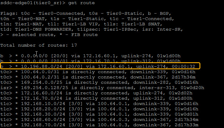 T0-SR-Routing Table