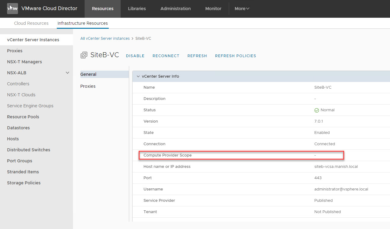 CrossVDC Networking with VCD Data Center Groups
